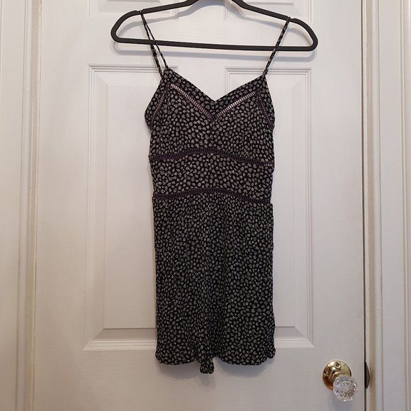 Aeropostale Floral Ladder Lace Romper - Picture 8 of 11